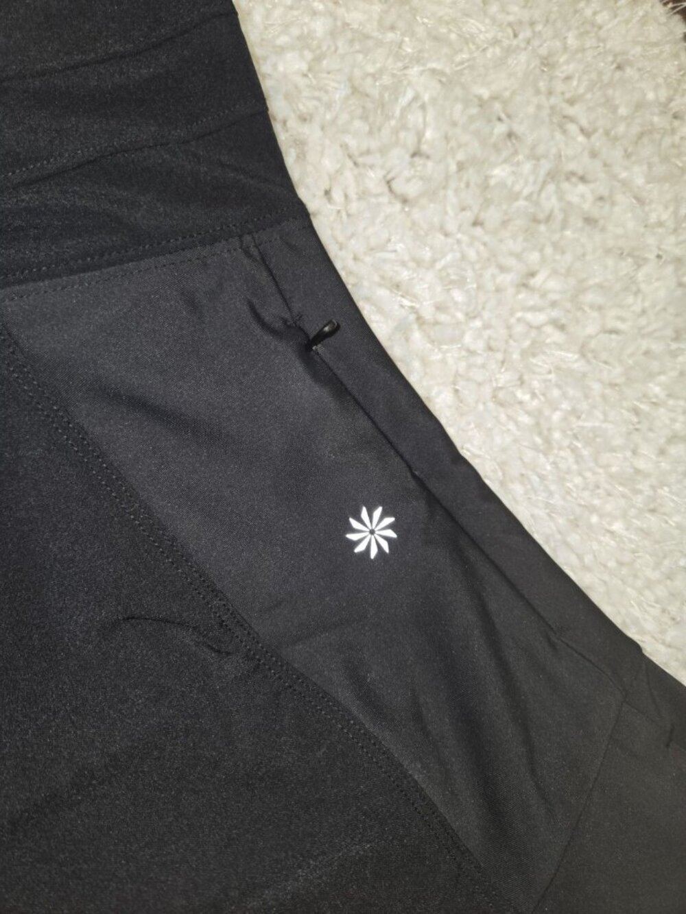 Athleta Tennis Pickleball Golf Fairway Pleated Skort Size XS Black Excellent - Picture 9 of 12